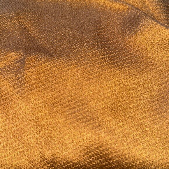 New Without Tags 4SIENNA Laura Long Sleeve Copper Peplum Blouse Size Medium - Picture 8 of 8